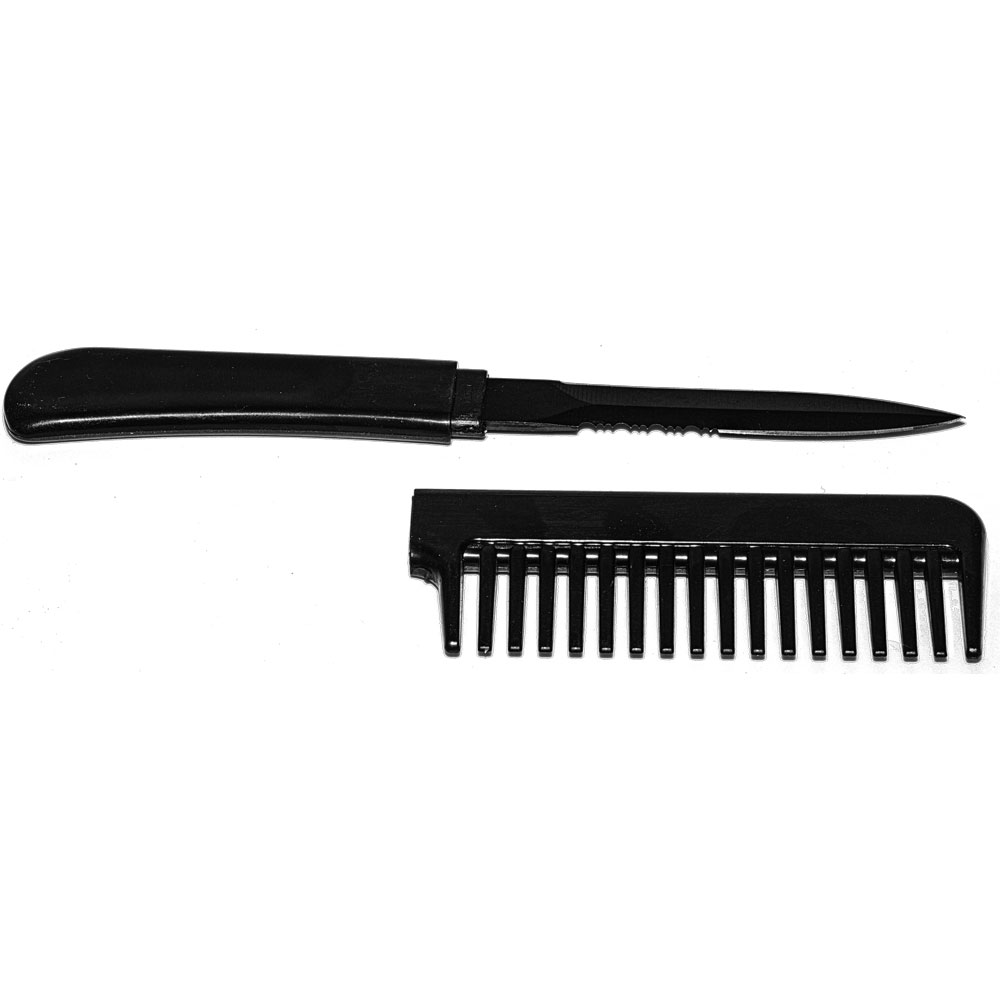Black Color Comb Metal Knife view 2